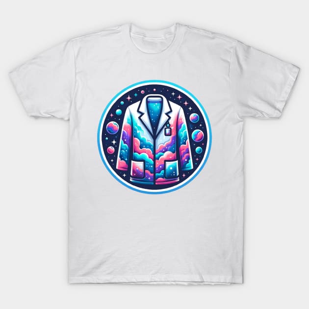 Nebula Lab Coat T-Shirt by FabintheLab